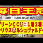 毎日王冠2026競馬予想🔥9連続G1的中男の本命馬は！？